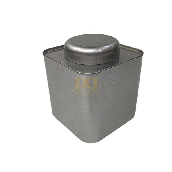 DADI  Metal Tea Tin Box Customization Square Empty Tea Tin Boxes Support OEM Printing