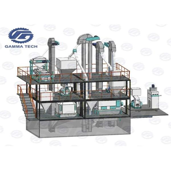 5tph Poultry Feed Production Line Chicken Duck Cattle Sheep Feed Production