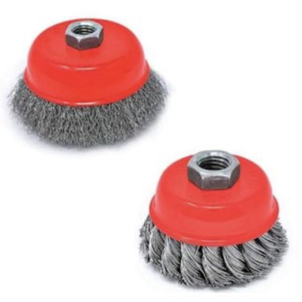 Brass-Coated Steel Wire Bowl Cup Brush/ Brass Copper Coated Drawing Drum Wheel Wire Brush