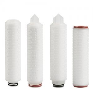  1 - 20um Pleated PP Filter Cartridge For Acids Alkalis And Solvents Manufactures