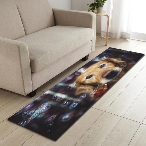 Animal Cute Dog Kitchen Floor Mats Home Entry Door Mat Water Absorbent