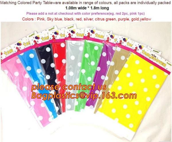 100% BIODEGRADABLE Cold-resistant wholesale custom disposable plastic table cover rolls pvc round table covers wedding