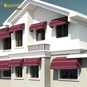 China Outdoor French Style Awnings Aluminium Retractable Window Awning on sale