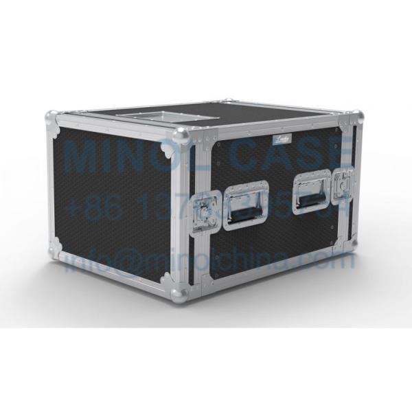 8U Rack Plywood Flight Case With Aluminum Frame