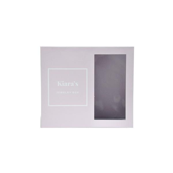 Pink Book Shape Window Handmade UV Coating Gift Box Packaging