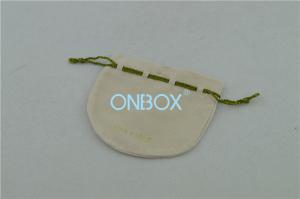  Semicircular Velvet Drawstring Pouches Gift Bags For Jewellry Earring / Finger Ring Manufactures
