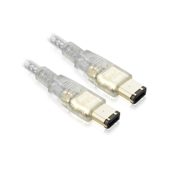 High speed Firewire IEEE 1394 6 pin to 6 pin Cable 1m Lead