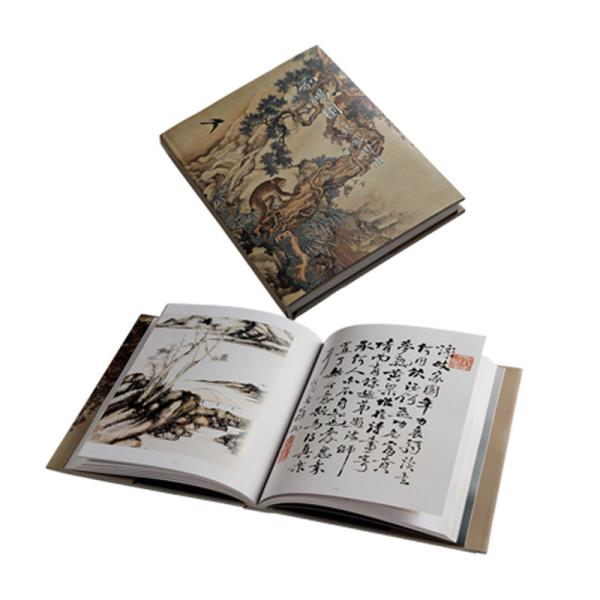 Offset Hardcover Book Printing Cotton Fabric Cover Material With Sleeve