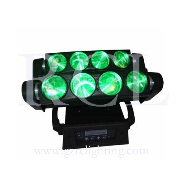 Led 8Eyes 10W RGBW Moving Head Beam Spider Light Lumen Bulb 80Watt Stage lighting