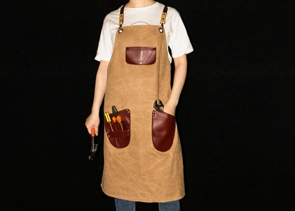 Unisex Heavy Duty Industrial Canvas Work Apron