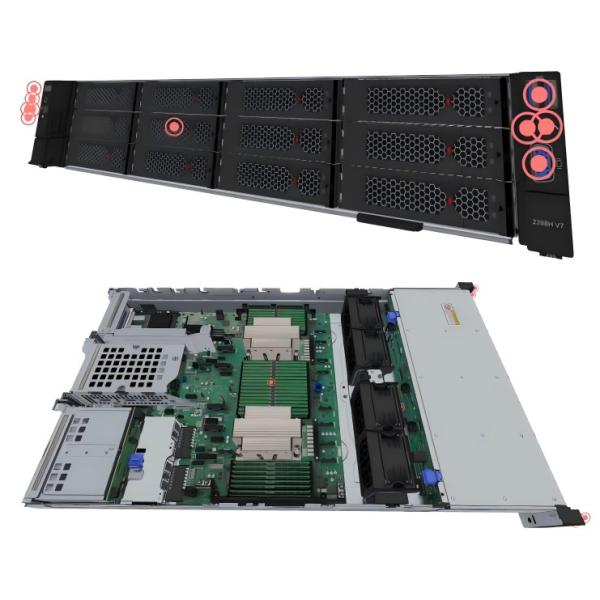Small Business 2U Huawei Fusion Server 2288H V7 For SDS VDI CDN