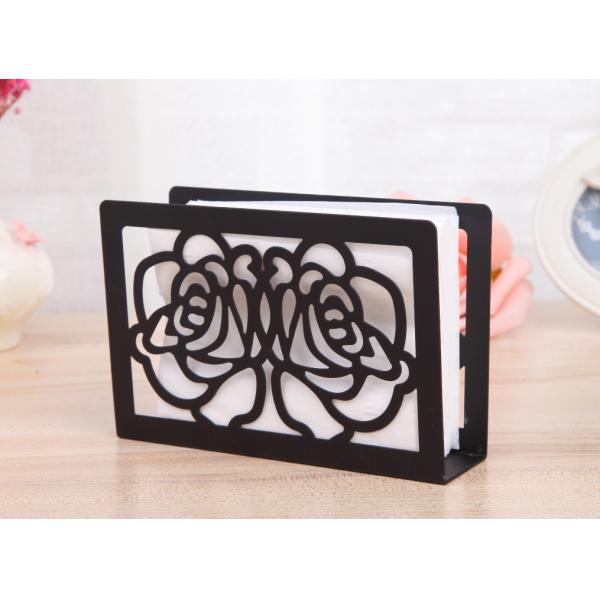 Decorative Kitchen Table Napkin Holder Iron Tables Tissue Box ISO Approved