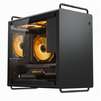 20L Compact Gaming PC Case, M-ATX/ITX , 326mm GPU, 155mm CPU Cooler, 140mm PSU, Dual Front Panel Options, Magnetic Dust Filters
