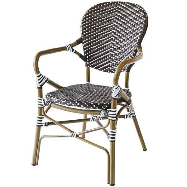 PE Rattan Classic Outdoor Patio Bistro Dining Chairs