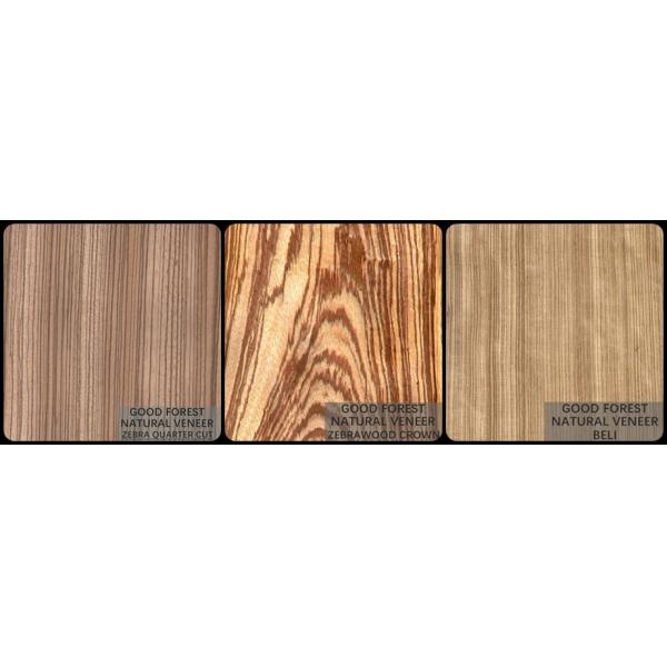 Decoration Zebra Natural Wood Veneer Quarter Cut Fancy Plywood