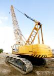Adjustable Knuckle Boom Length 80m Hydraulic Crawler Crane 28 ton QUY80