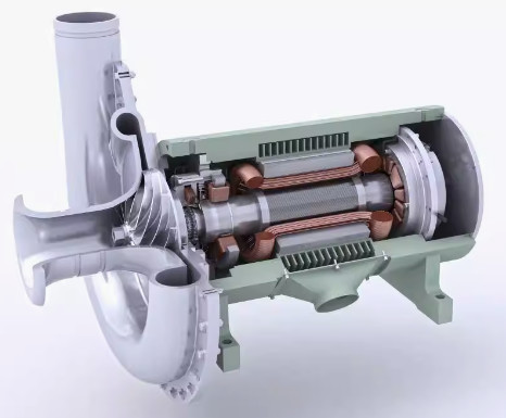 High Energy Saving Magnetic Levitation Blower Blast Aeration Process Wastewater Treatment