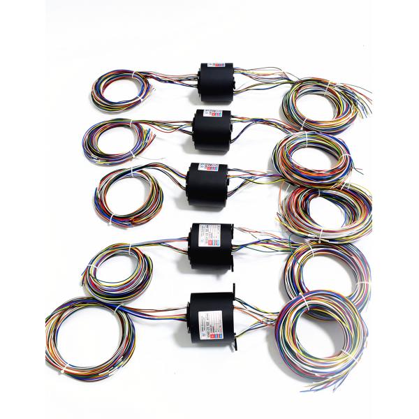 Packaging Industry Electrical Swivel Connector Through Hole Size 38.1mm