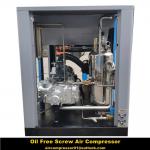 150HP 110KW oil free screw air compressor high pressure screw air compressor