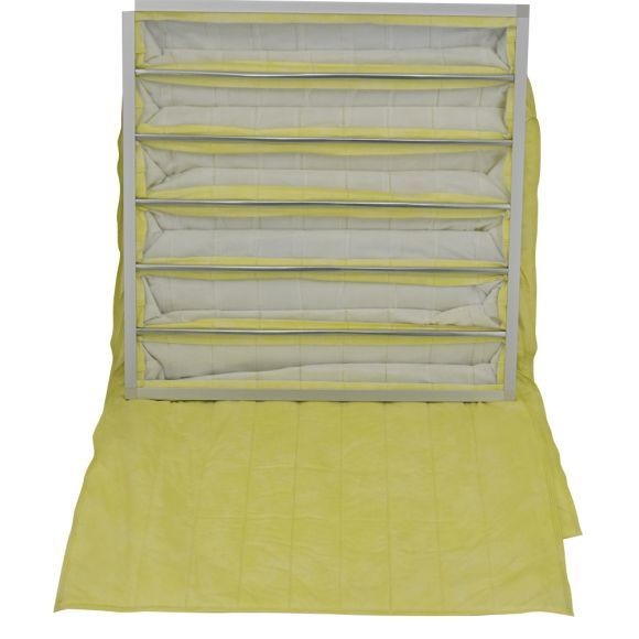 F6 Air Intake Pocket Filter Synthetic Media Air Handling Unit Filter for Clean Room