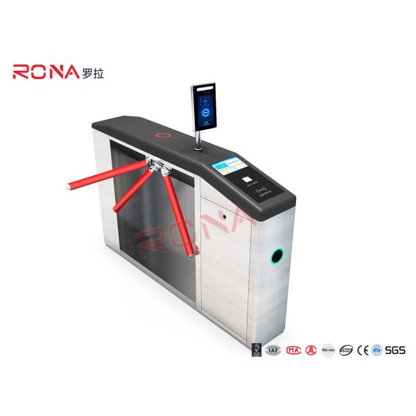 RFID Reader Entrance Tripod Turnstile Gate With Ticketing Syestem