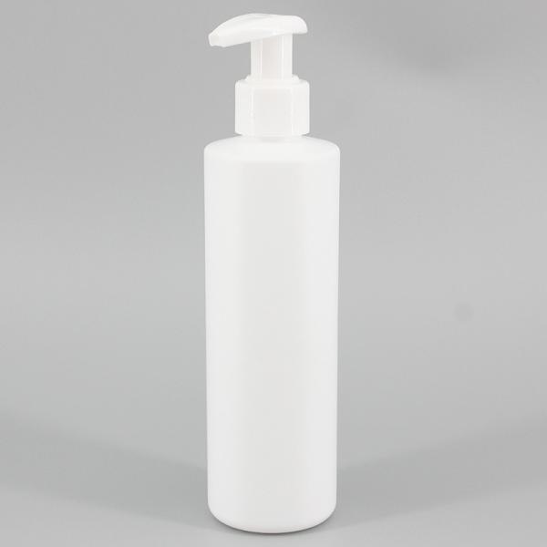White 24mm 8oz HDPE Pump Bottle