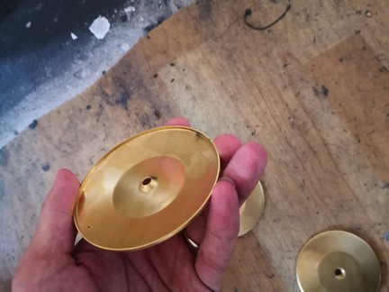 Blank Surface Mirror Polished Deep Drawing Brass Stampings
