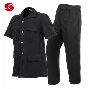  TR Black Police Officer Suit Manufactures