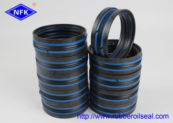 Quality Black Blue Hydraulic Piston Seals , Double Acting Piston Seal 80*60*35.1mm Size for sale