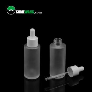  40ml Glass Dropper Essential Oil Container Matte Black Essential Oil Bottle ISO9001 Manufactures