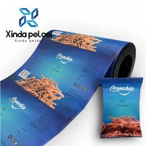  Custom Printing Plastic Film Roll Packaging For Chips Food Grade Sachet Machine Manufactures