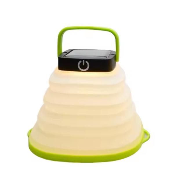 Silicone Collapsible Garden Camping Solar Lamp Solar Camping Light