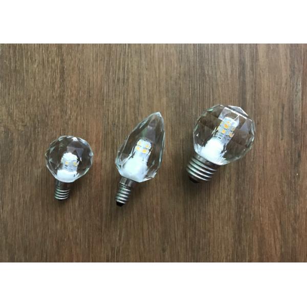5w Crystal Led Candle Smd2835 Chip 330 Degree Beam Angle For Indoor Decoration