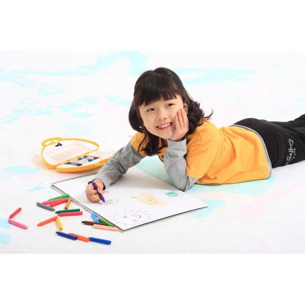 Eco-friendly fancy 12 colors  Non-toxic wax crayon set/ 12 colors rotating body crayon for children