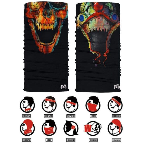 Balaclava African Print Hairband Seamless Head Scarf