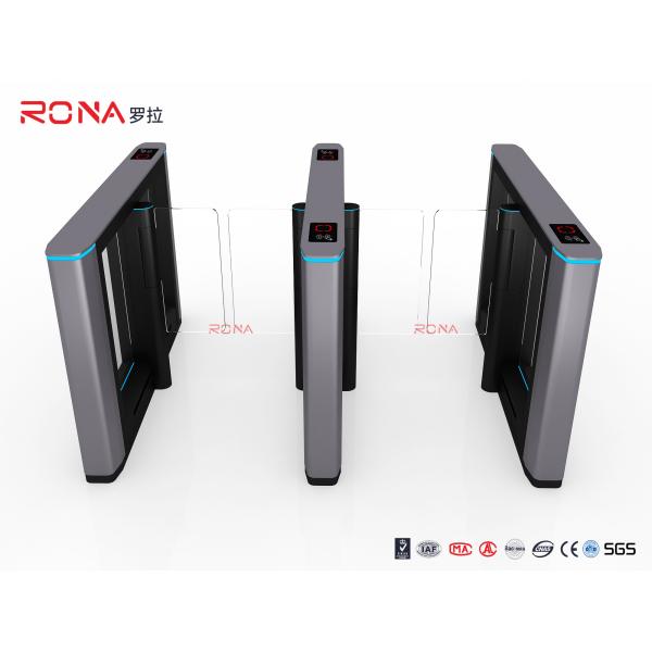 Security Half Height Turnstile Anti Fingerprint Swing Turnstile Gate Servo Motor
