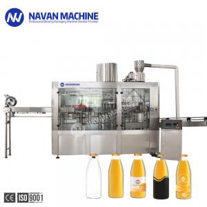  8000BPH 330ml Mango Juice Bottle Packing Machine Rinsing Filling Capping Manufactures