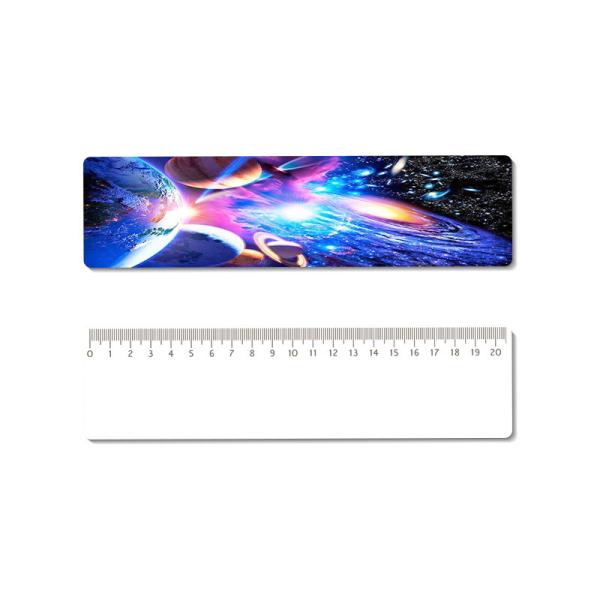 Durable Universe 3D Lenticular Ruler For Kids , Custom Lenticular Printing
