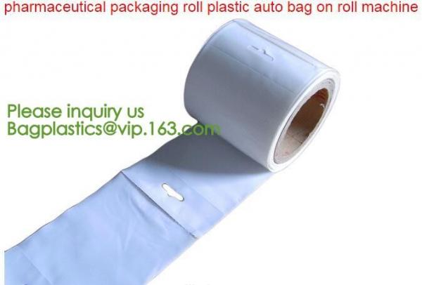 Auto-packing machines for bag-making, Pre-Opened Poly Bags on a Roll,Pe Plastic Singe Side Opening Pre-Opened Auto Perfo
