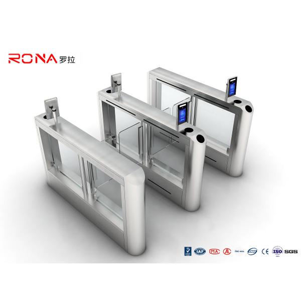 Face Recognition Swing Gate Turnstiles SS304 Automatic Access Control Gate