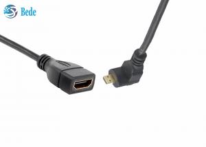 China Angled Micro HDMI Male to HDMI Female Cable Adapter Connector 4 Directions Up-Down-Left-Right+1pcs Straight on sale