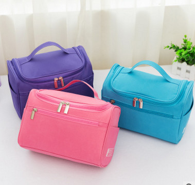 Polyester Hanging Cosmetic Bag Travel Cosmetic Travel Kit Organizer