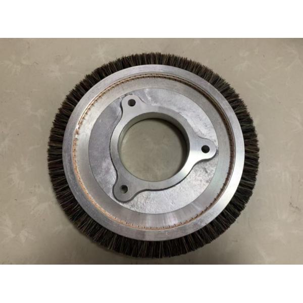 Wire Stenter 190mm Bristle Brush Wheel Textile Stenter Machine Cleaning Brushes