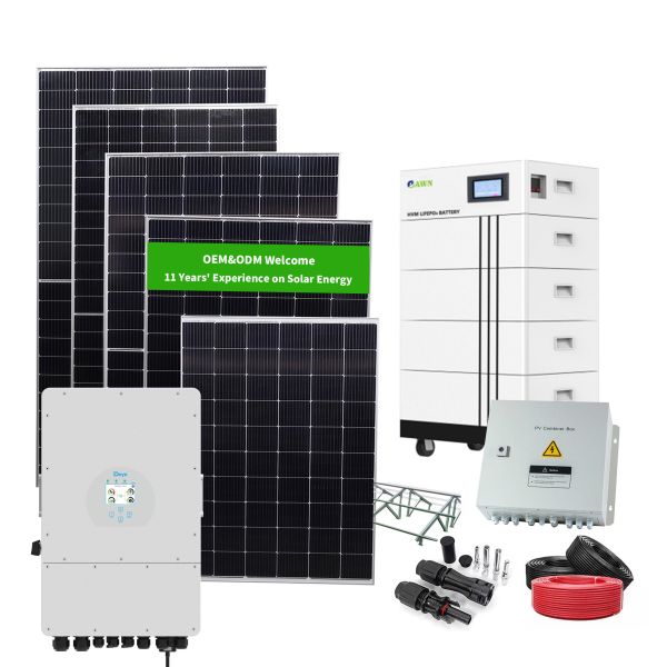 1-30KW Home Use Solar Panels With Battery and Inverter Complete 3KW Hybrid Solar System 3 KVA Off Grid Inverter