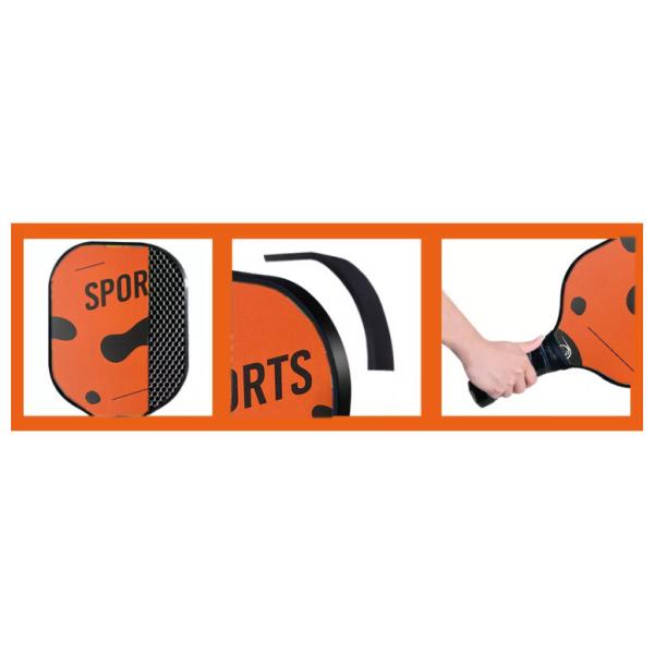 Premium Graphite Pickleball Racket  PP Honeycomb Core Carbon Fiber Pickleball Paddle