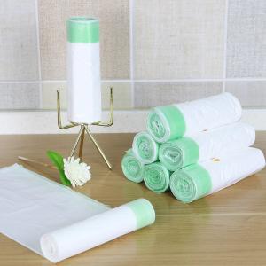  HDPE LDPE Recycled Plastic Trash Bags Green Dustbin Polythene Roll Manufactures