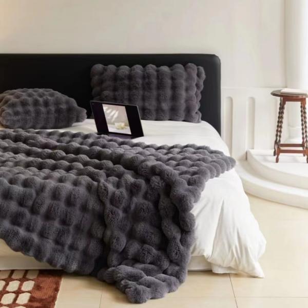 Modern Style Customized Fleece Printed 3D Photo Digital Printing Blanket for Home