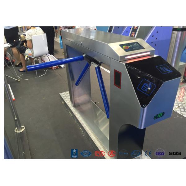 Bar Code Ticketing System Access Control Tripod Turnstile Gate of 304 stainless steel