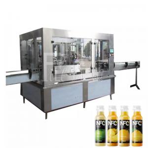 China Automatic 3 In 1 Small Plastic Bottle  Juice Hot Filling Machine / Production Line / Bottling Plant on sale