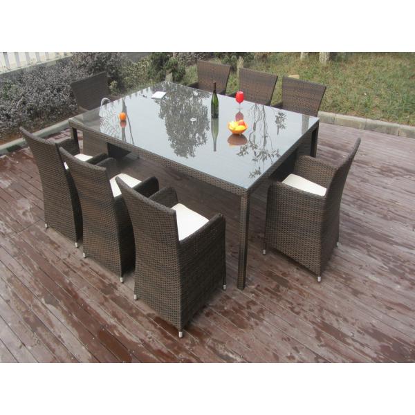 Rattan Conservatory Furniture , Bistro / Kitchen Dining Table Set